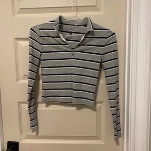 Pacsun long sleeve cropped top